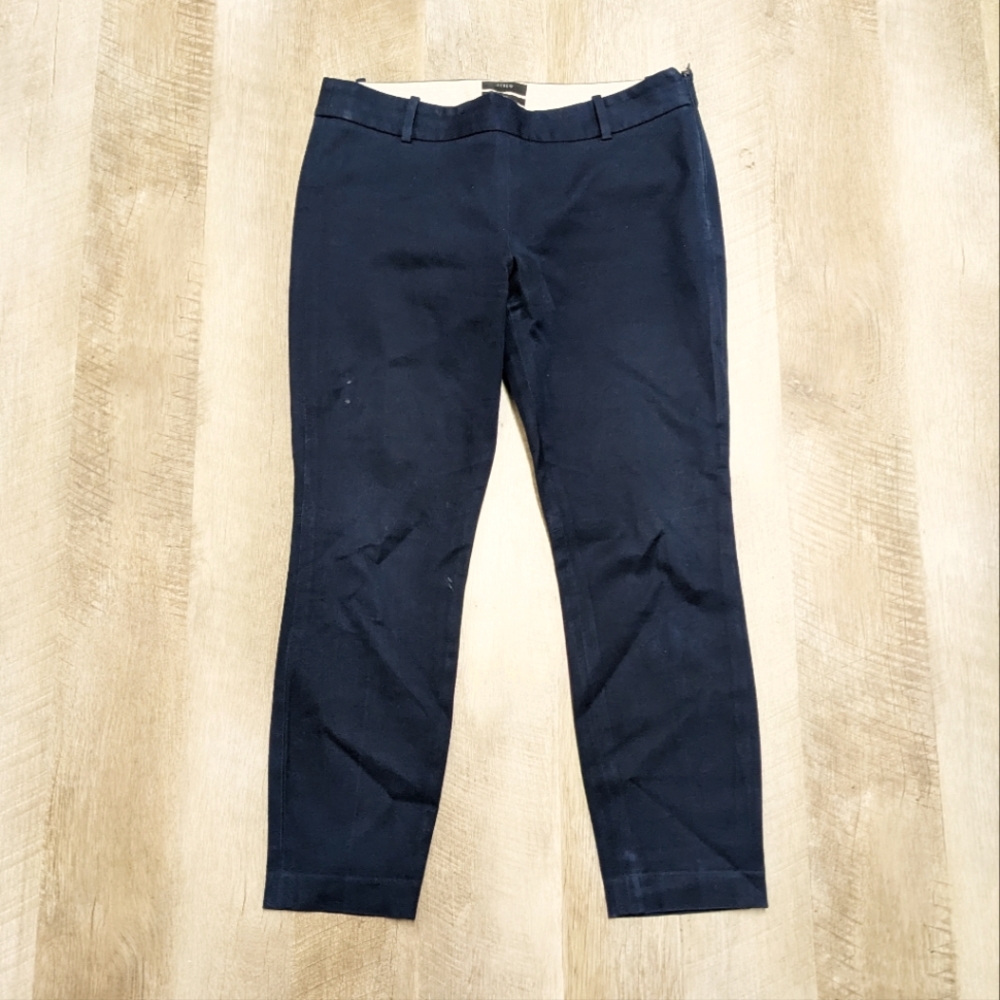J. Crew Navy Blue Minnie Dress Crop Pants